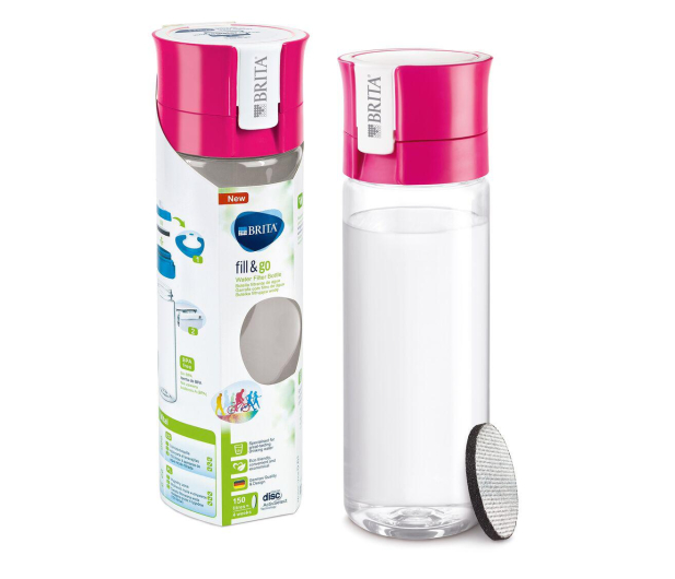Brita  Fill & Go butelka-różowa 0.6l - 1324391 - zdjęcie 3